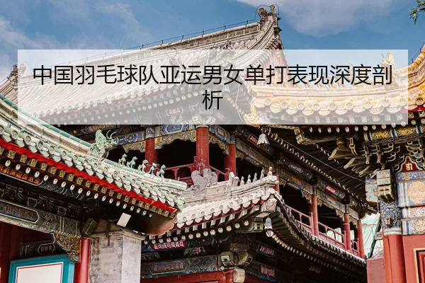中国羽毛球队亚运男女单打表现深度剖析